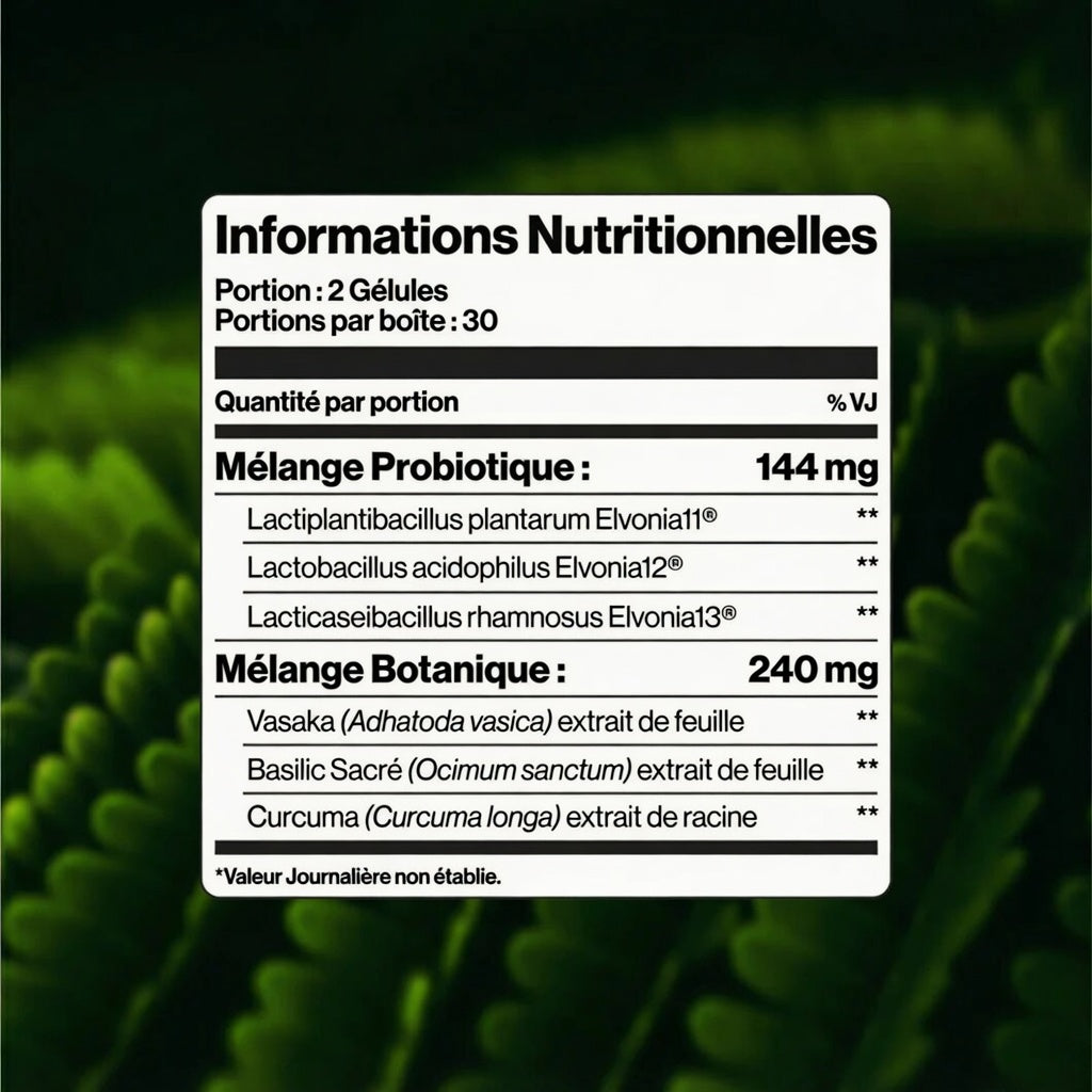 Elvonia Lung Support Probiotics