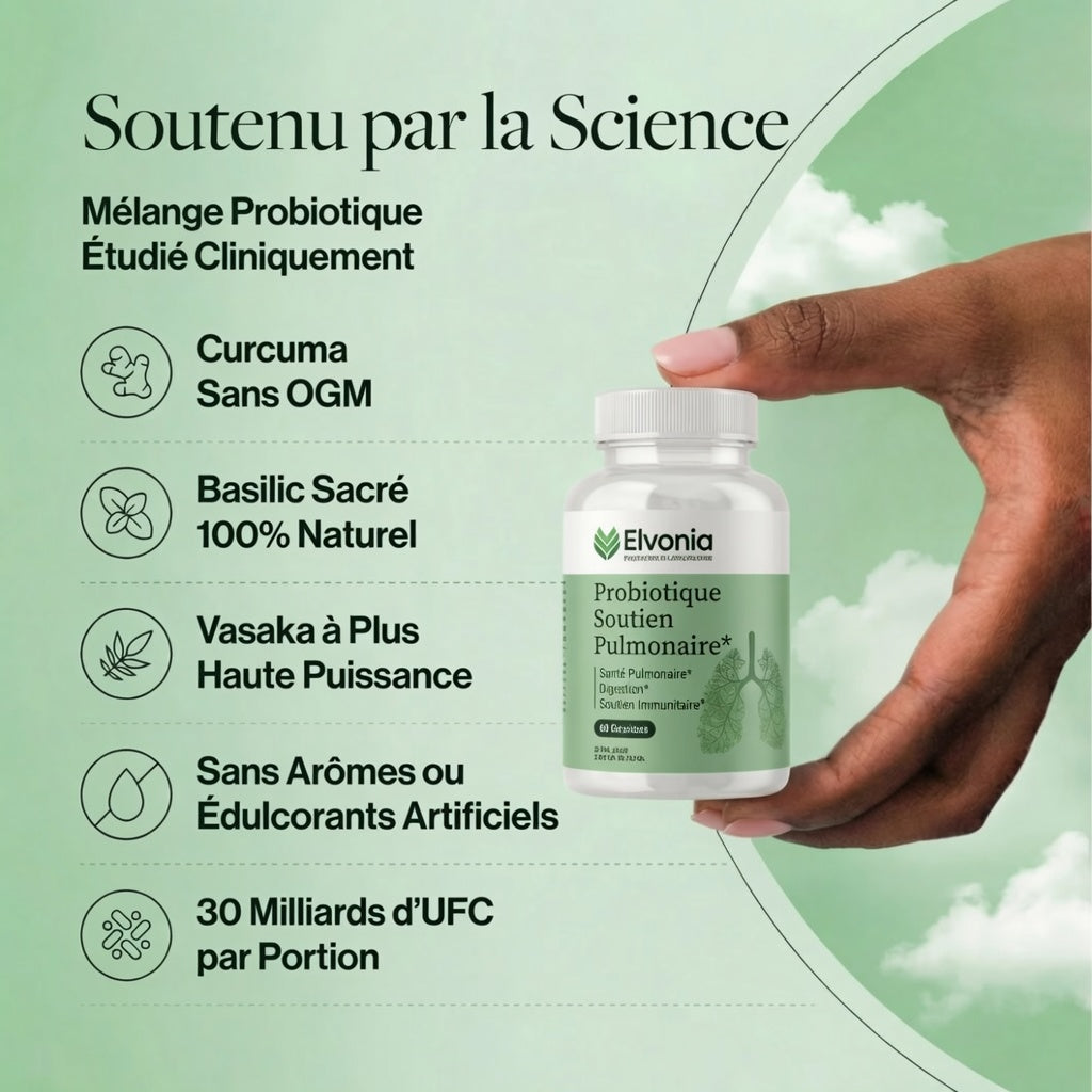 Elvonia Lung Support Probiotics