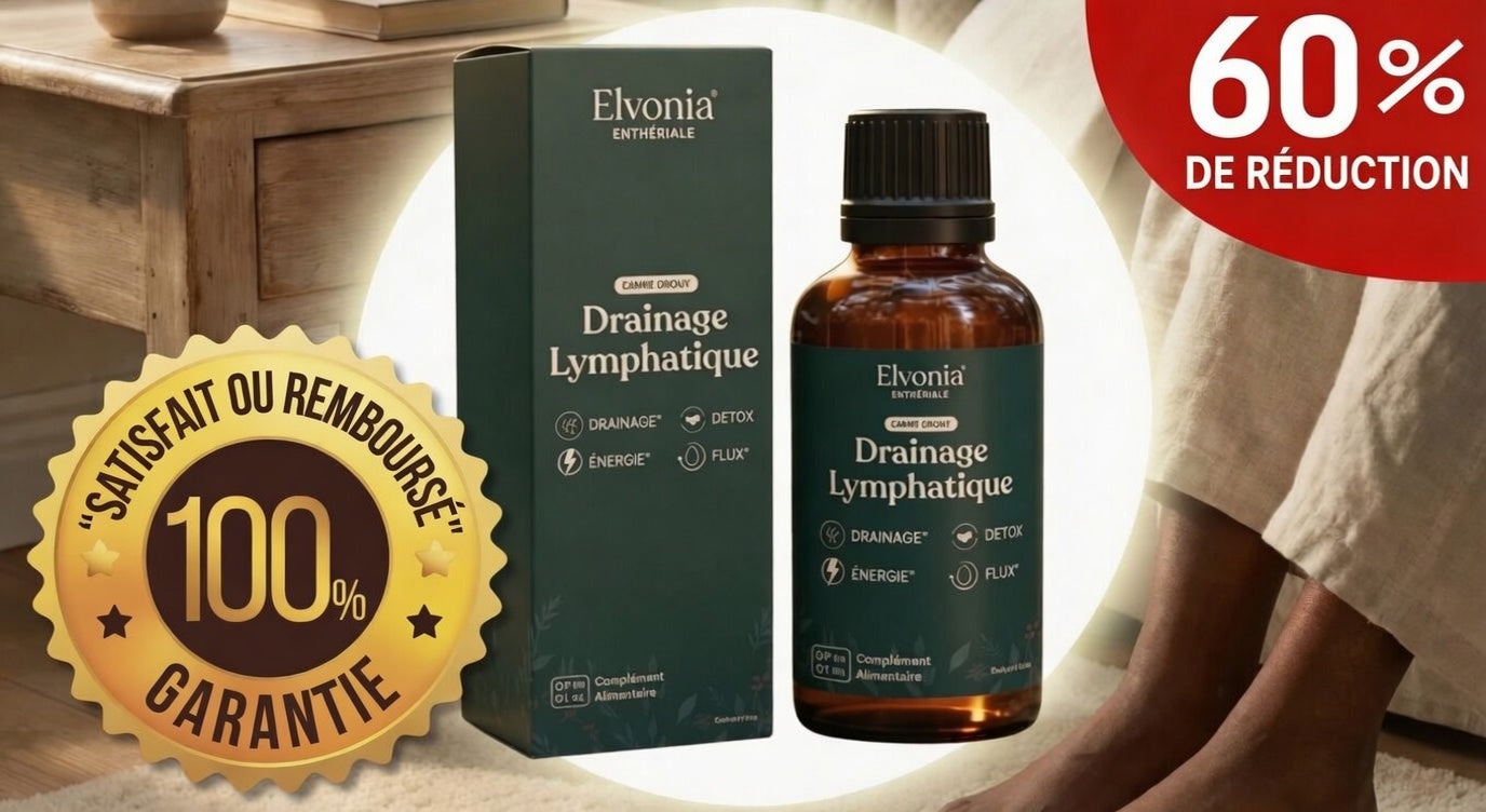 Elvonia Drainage Lymphatique — 60% OFF · 100% Satisfait ou Remboursé